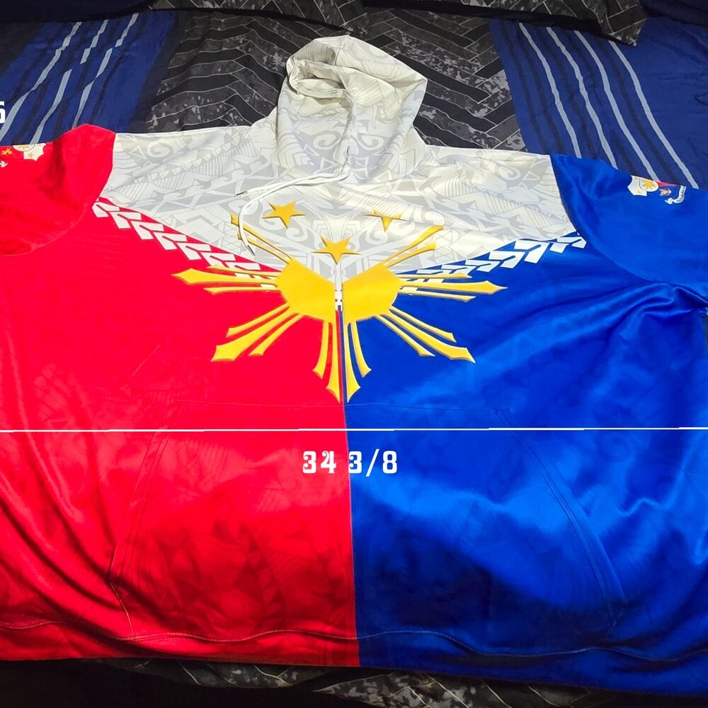 Unknown Brand Name Phillippine Flag Hoodie